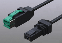   Powered usb 12V to RJ48 10P cable